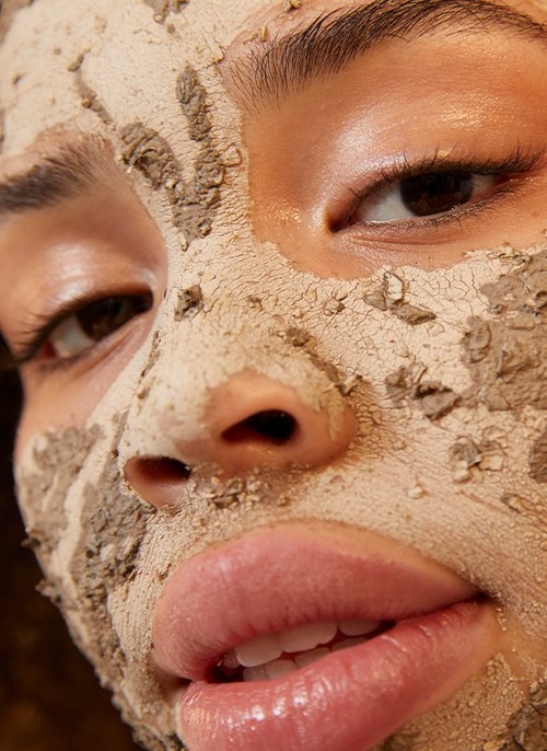 Face mask texture on face Face mask texture on face