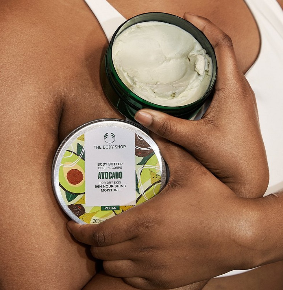 Person holding Body Butter Person holding Body Butter