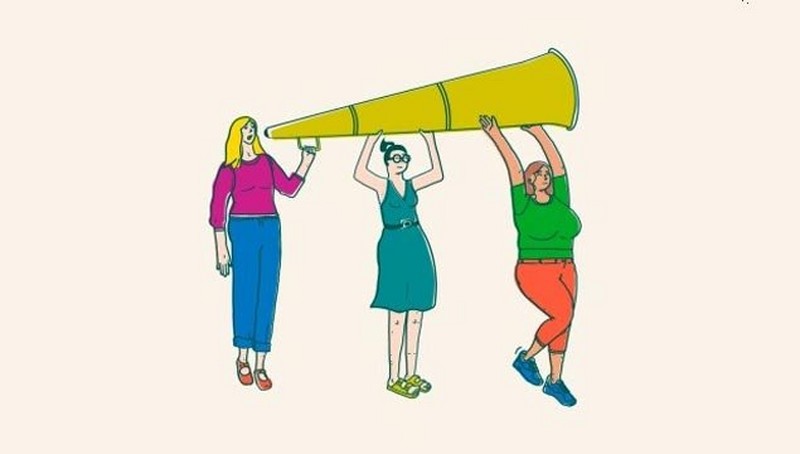 Group of women illustration Group of women illustration