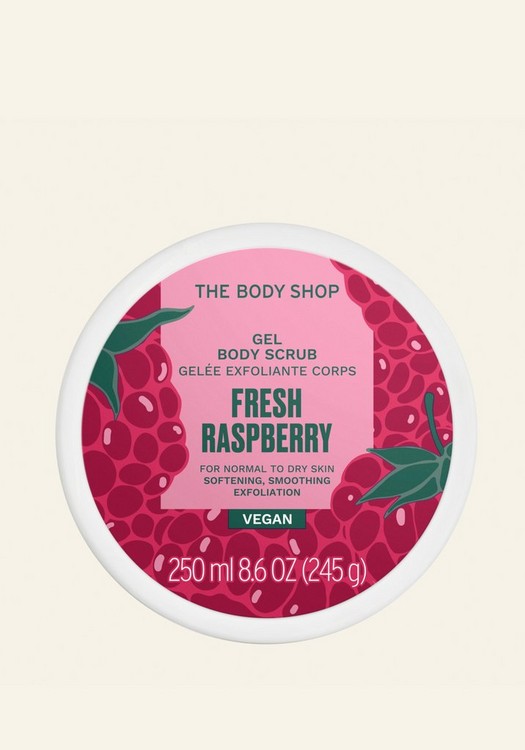 Fresh Raspberry Gel Body Scrub 250ml