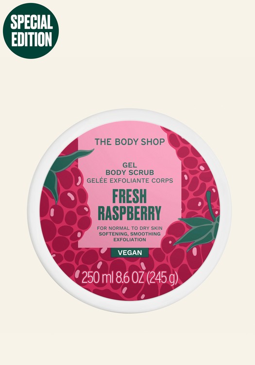 Fresh Raspberry Gel Body Scrub 250ml