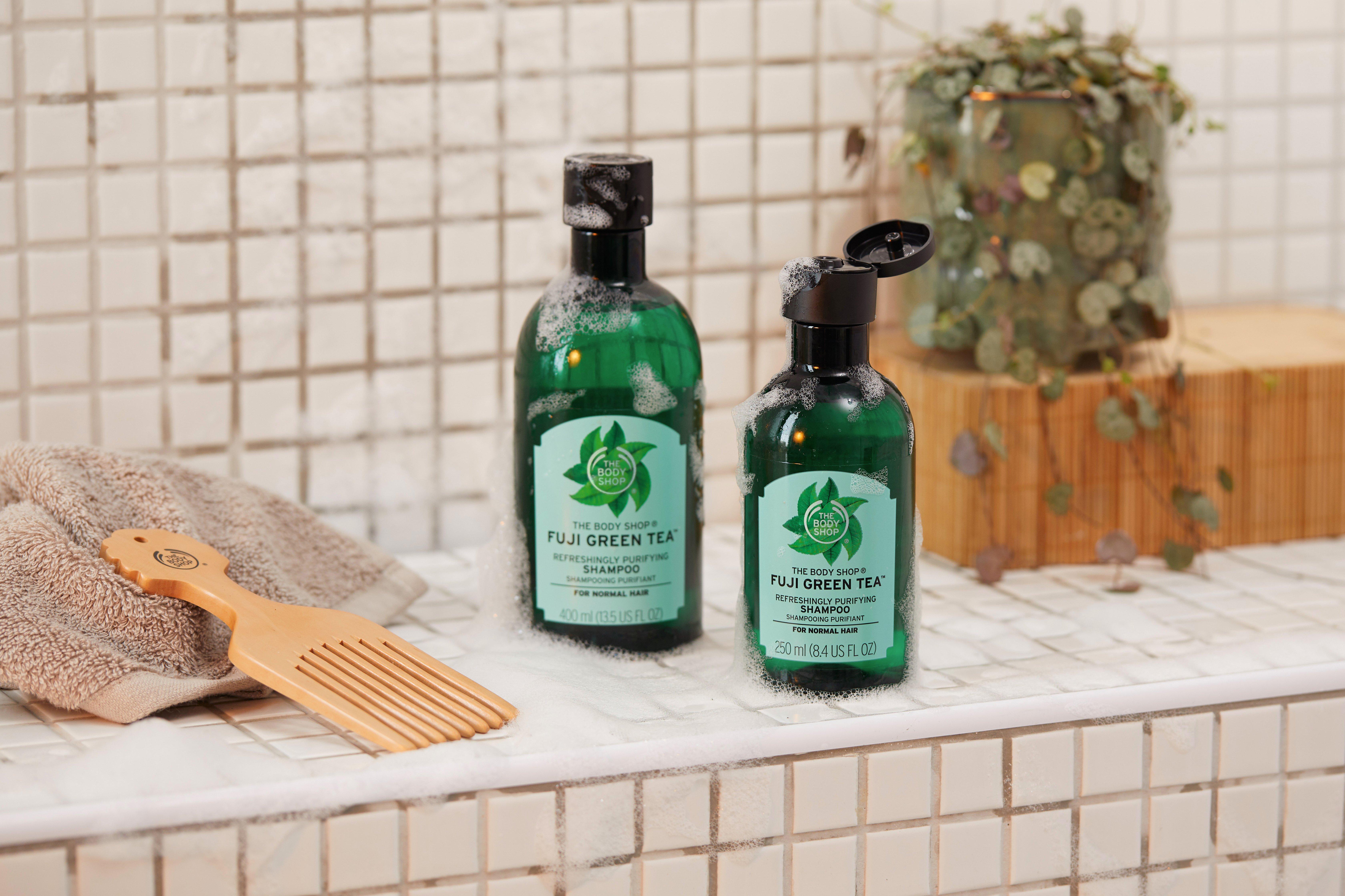 THE BODY SHOP FUJI GREEN TEA REFRESHING PURIFYING SHAMPOO