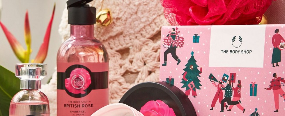 Petite boîte-cadeau à la rose anglaise éclatante Petite boîte-cadeau à la rose anglaise éclatante