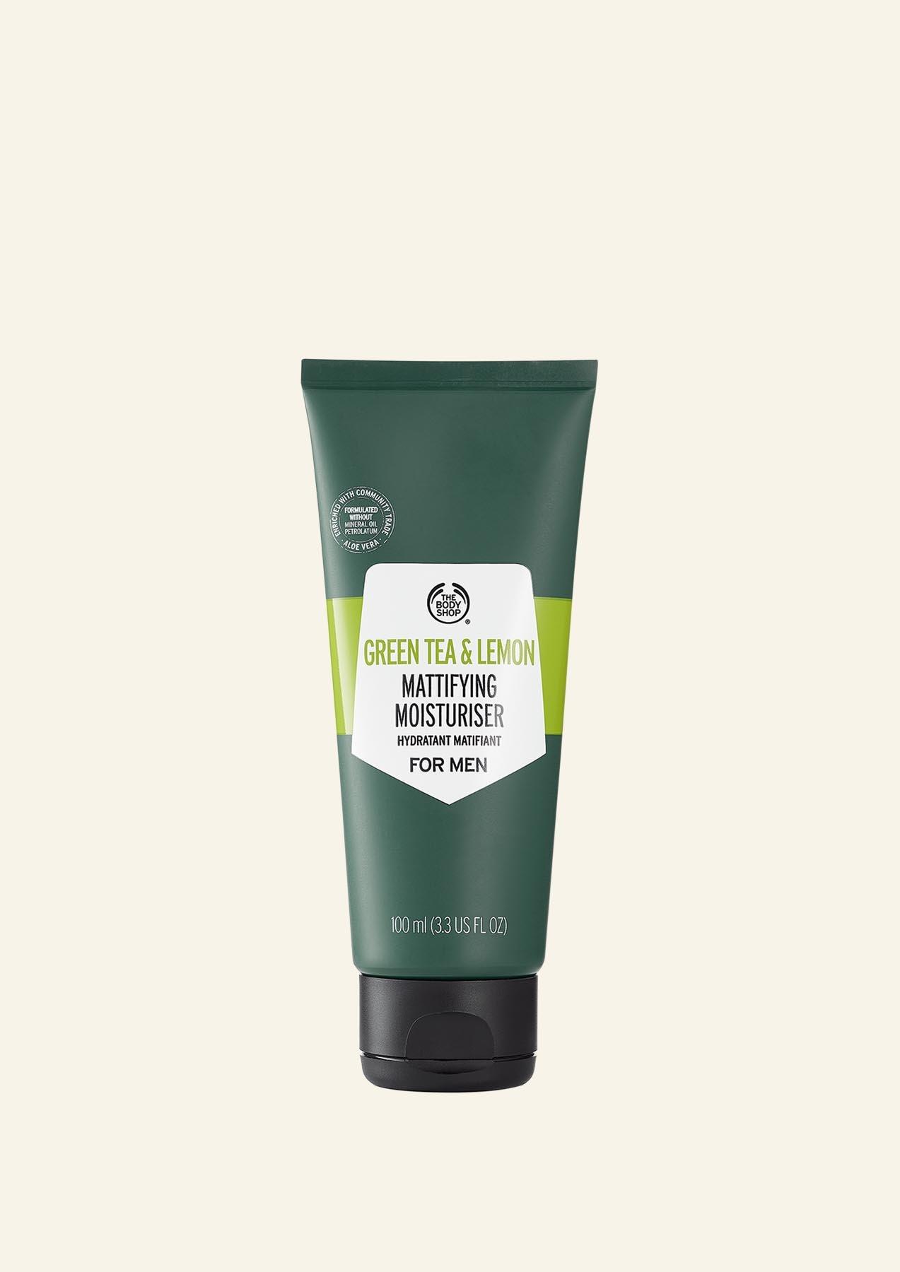 The Body Shop Green Tea and Lemon Mattifying Moisturiser For Men 100 Ml