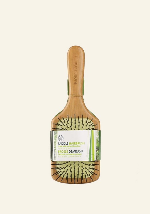 Large Bamboo Paddle Hairbrush 1 piece