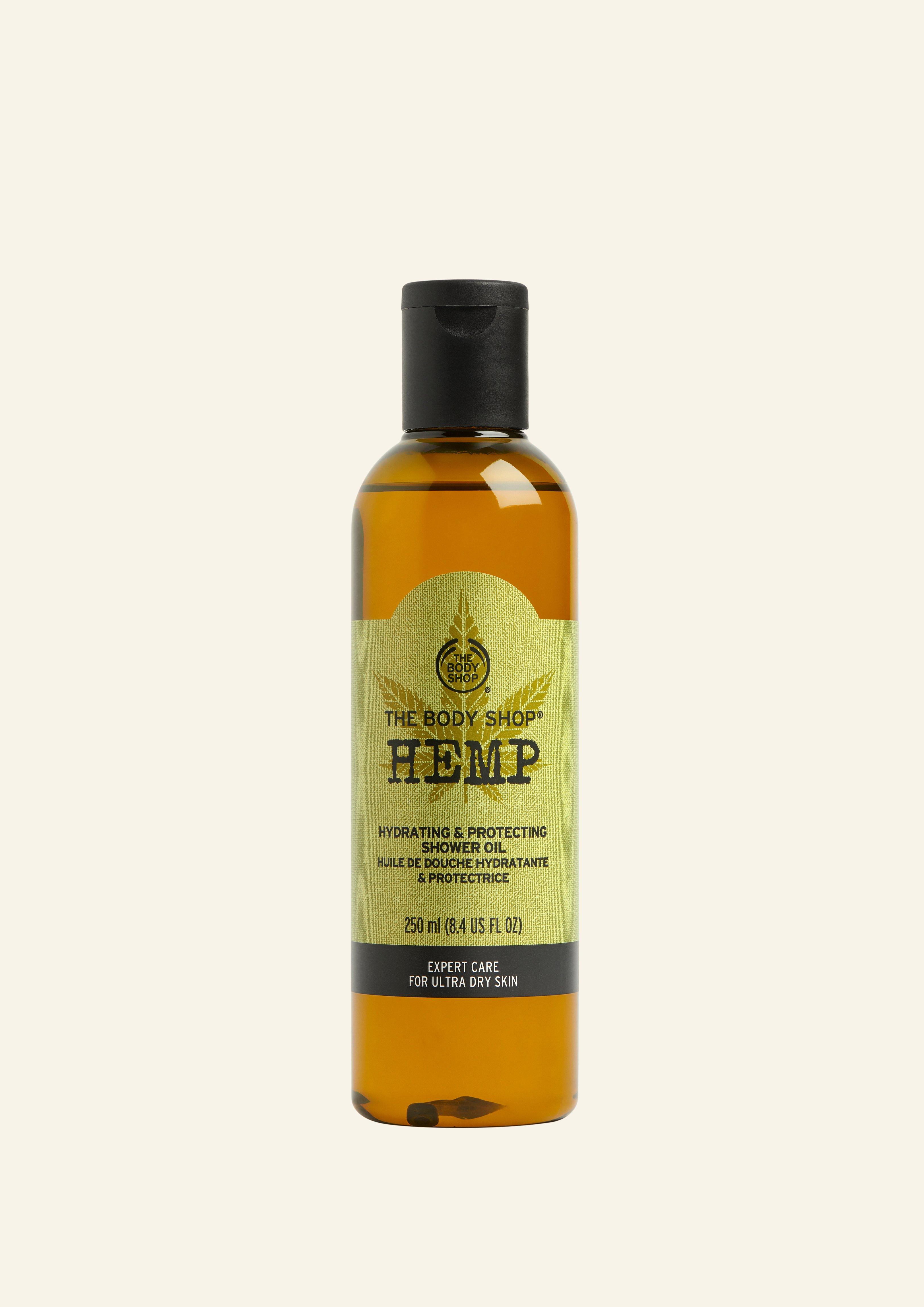 Hemp Shower Oil Shower Oil for Dry Skin The Body Shop