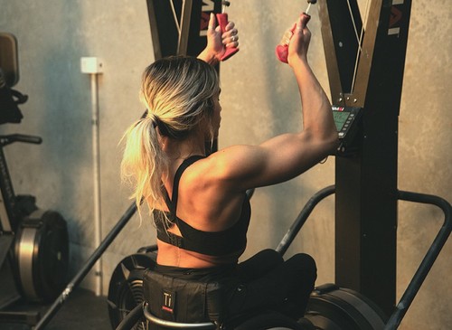 Madison working out Madison working out