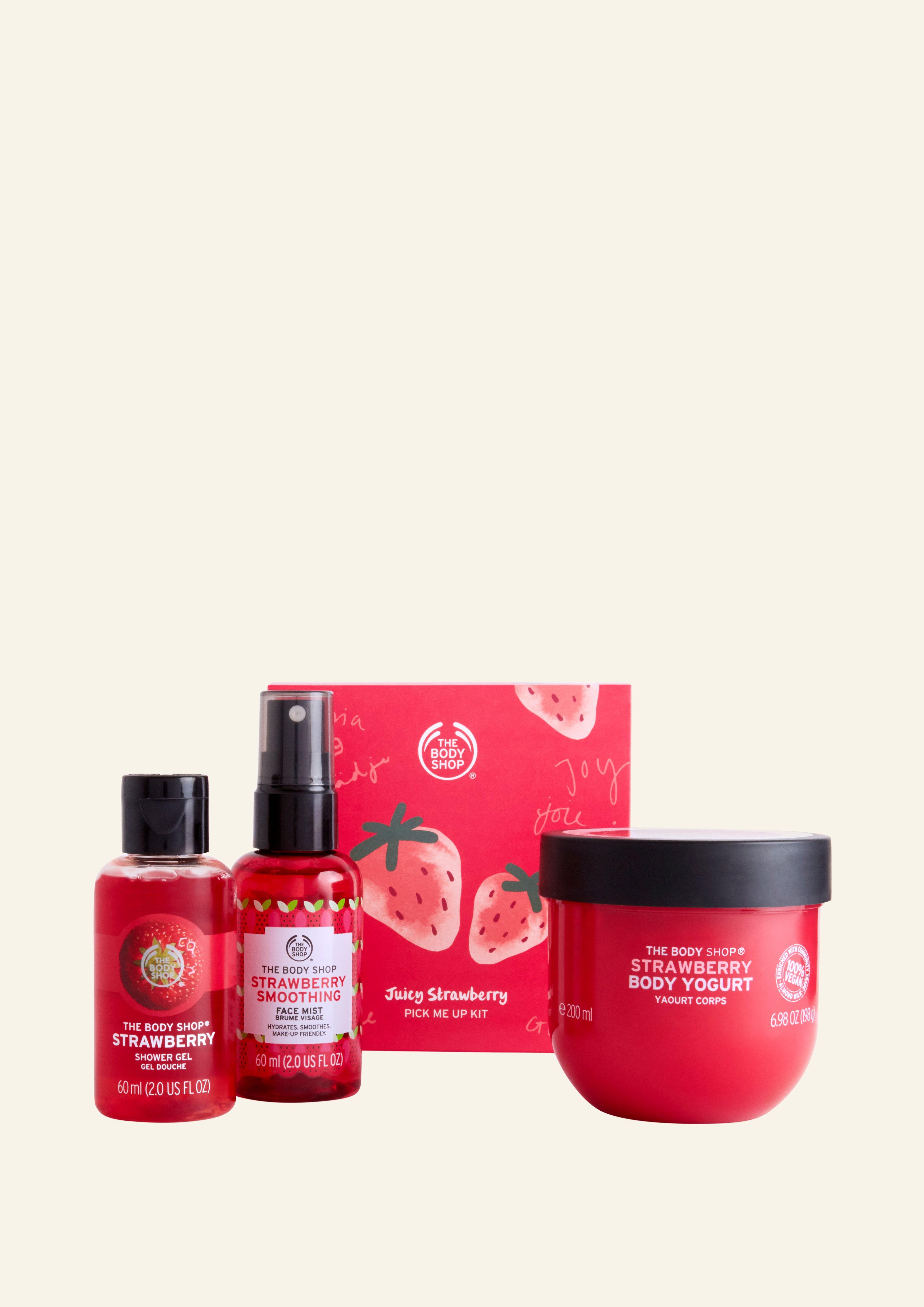 the body shop face mist strawberry