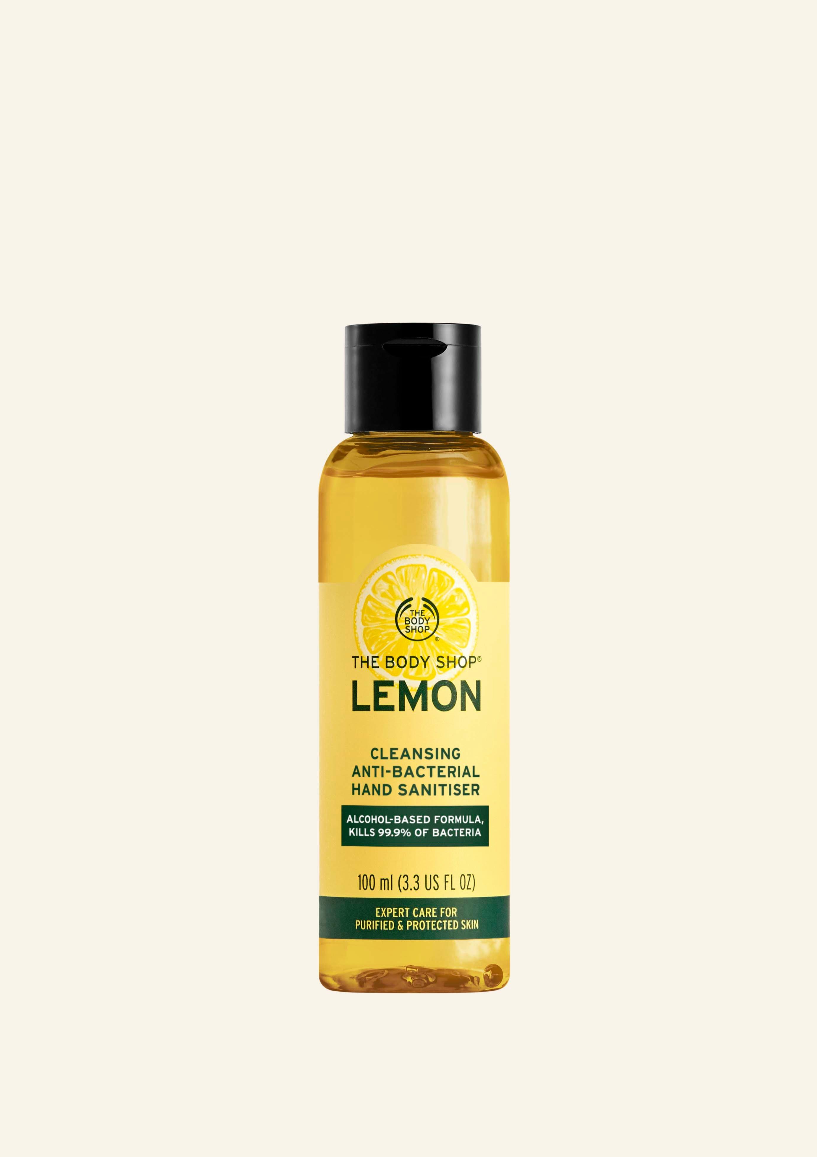 Lemon Hand Sanitiser Moisturiser The Body Shop