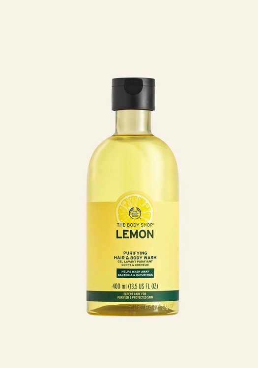 Gel Douche Corps & Cheveux Purifiant Citron 400 ml