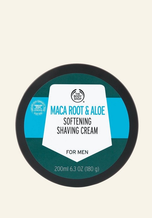 Maca Root & Aloe Softening Shaving Cream For Men 200ml