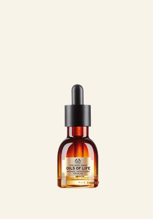 Body shop oils of life facial oil how to use Oils Of Life Revitalisierendes Gesichtsol Weiche Gut Versorgte Haut The Body Shop