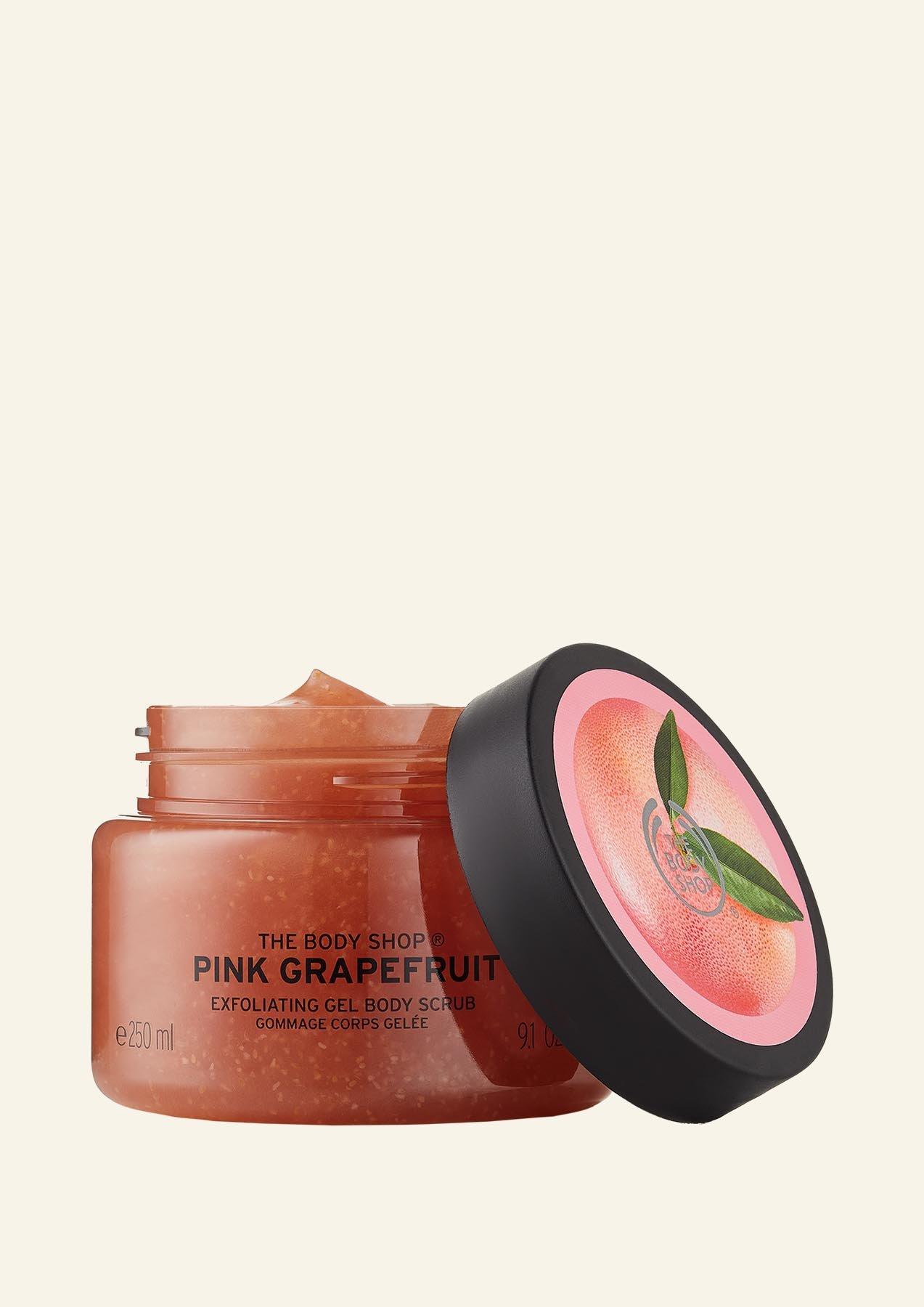 pink grapefruit scrub