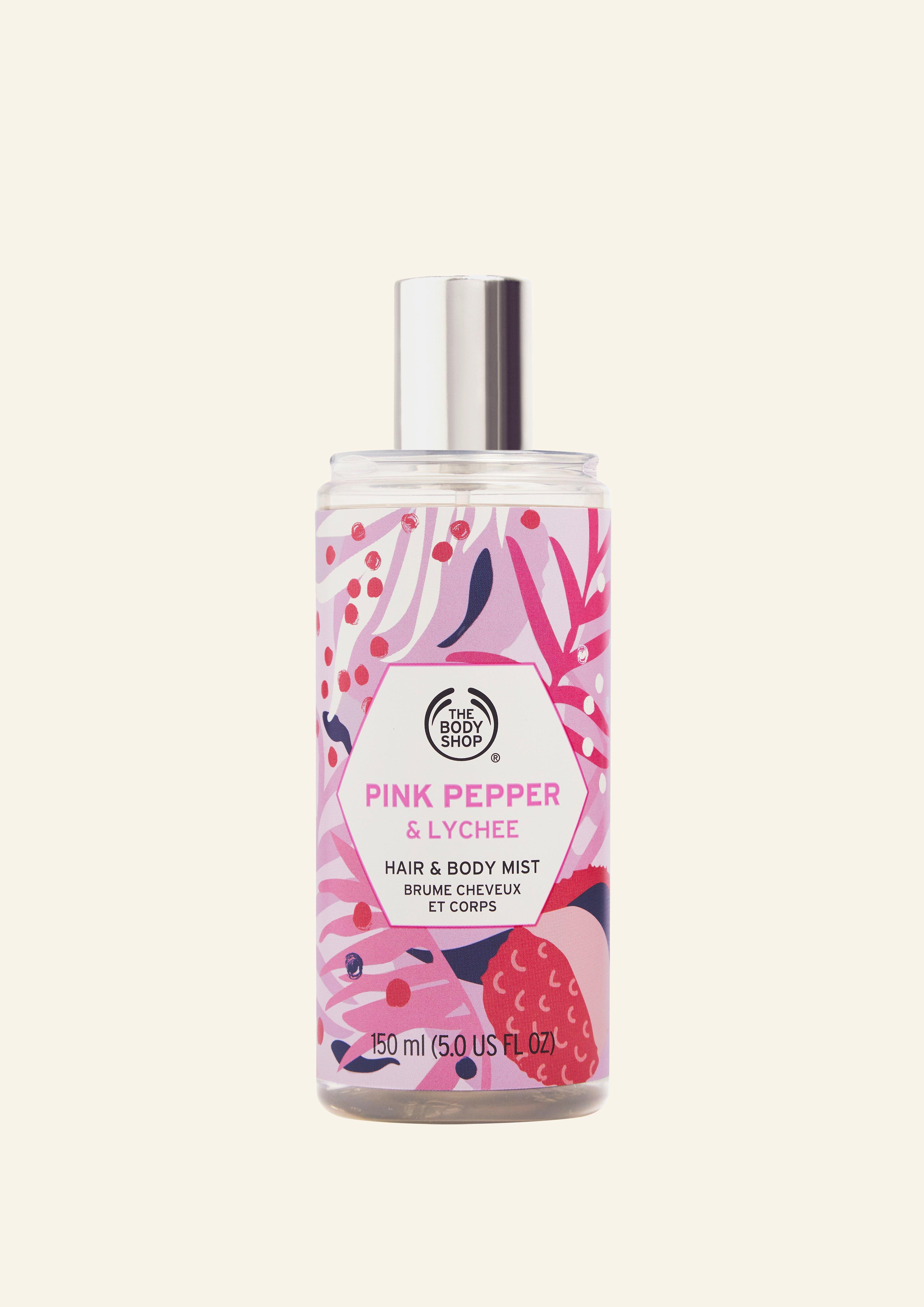 Pink Pepper Lychee Hair Body Mist The Body Shop