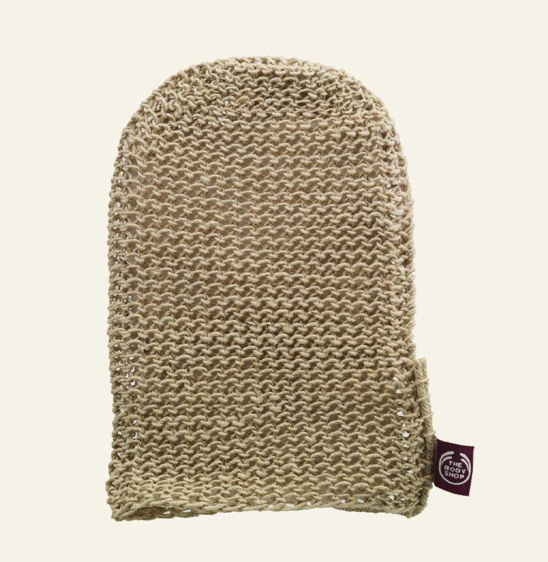 Hemp body mitt
