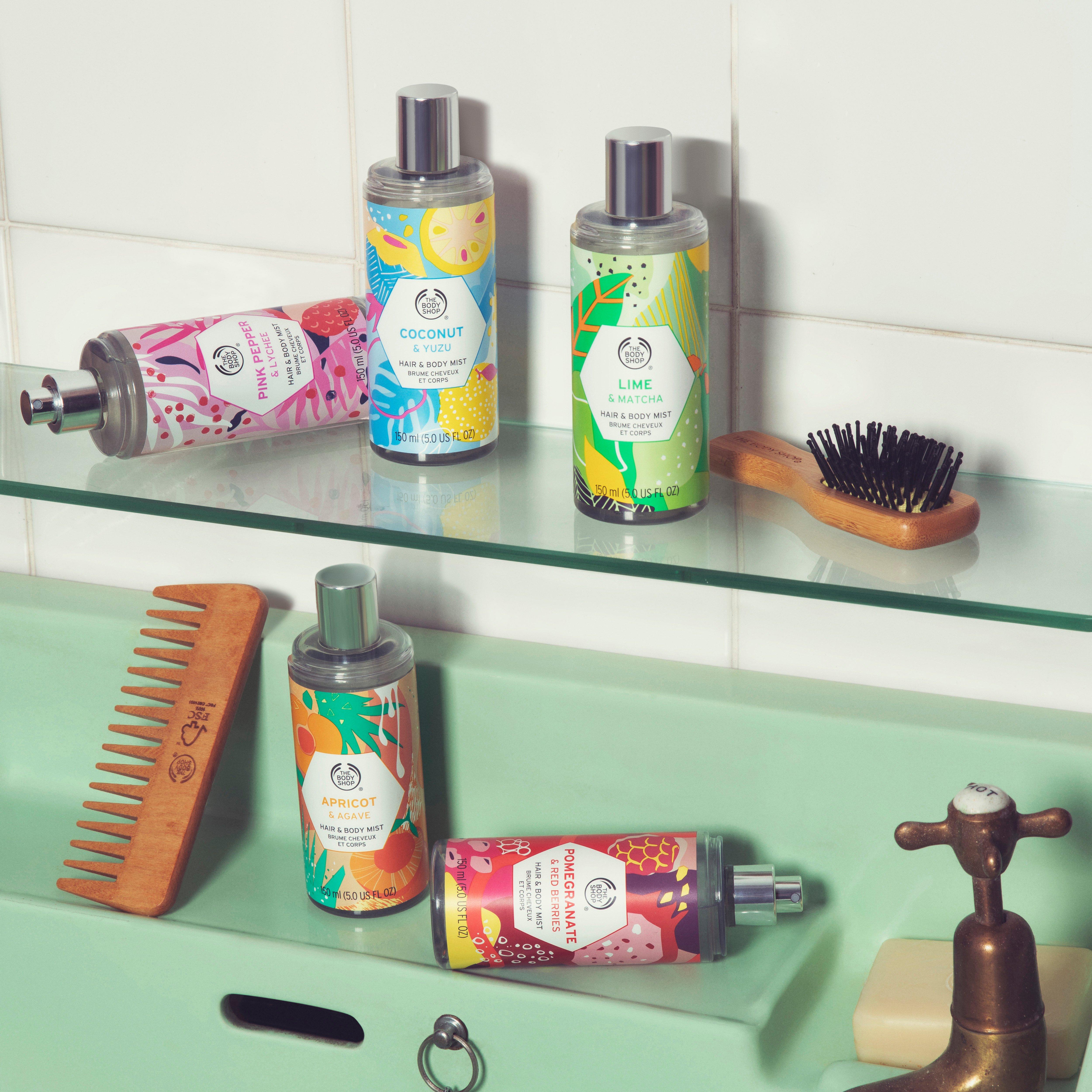 Lime and matcha hair and body mist hot sale
