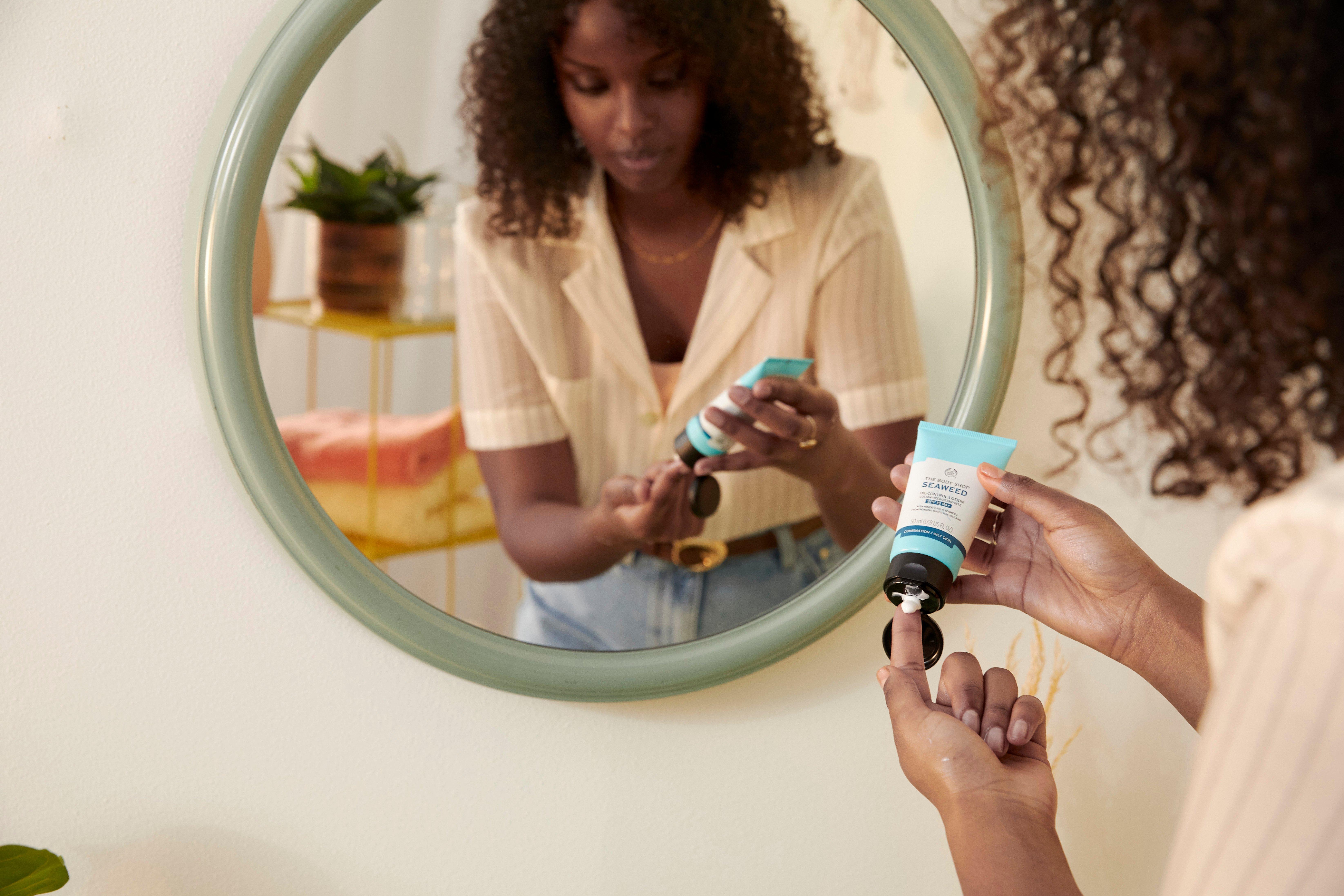 the body shop seaweed oil control lotion spf 15