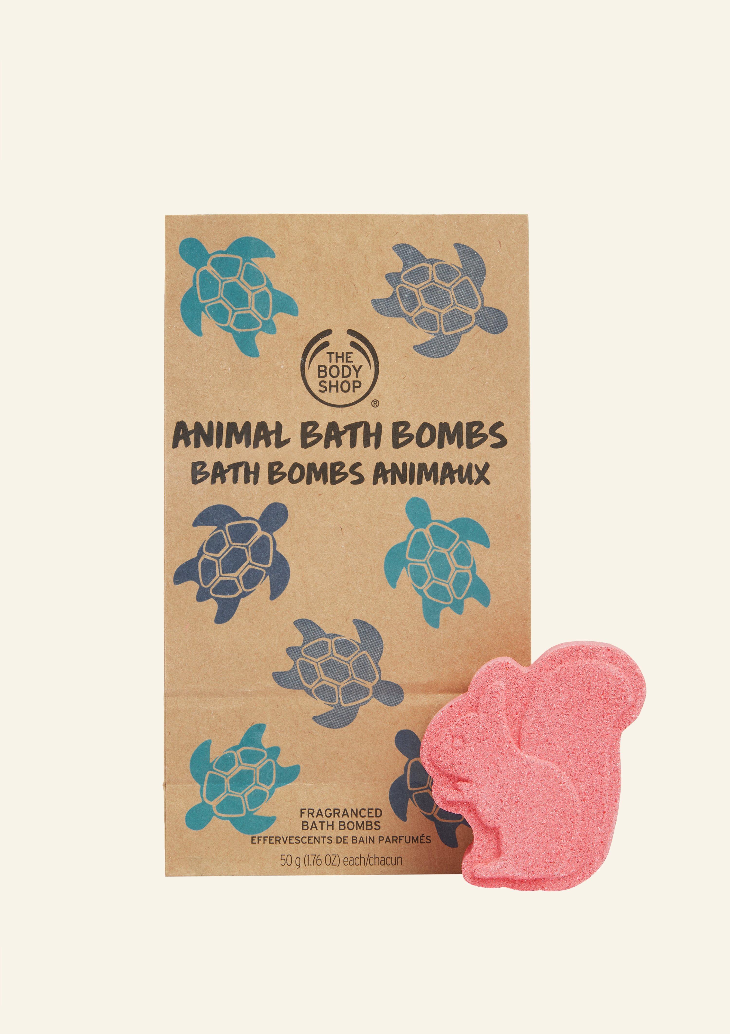 the body shop animal bath bombs