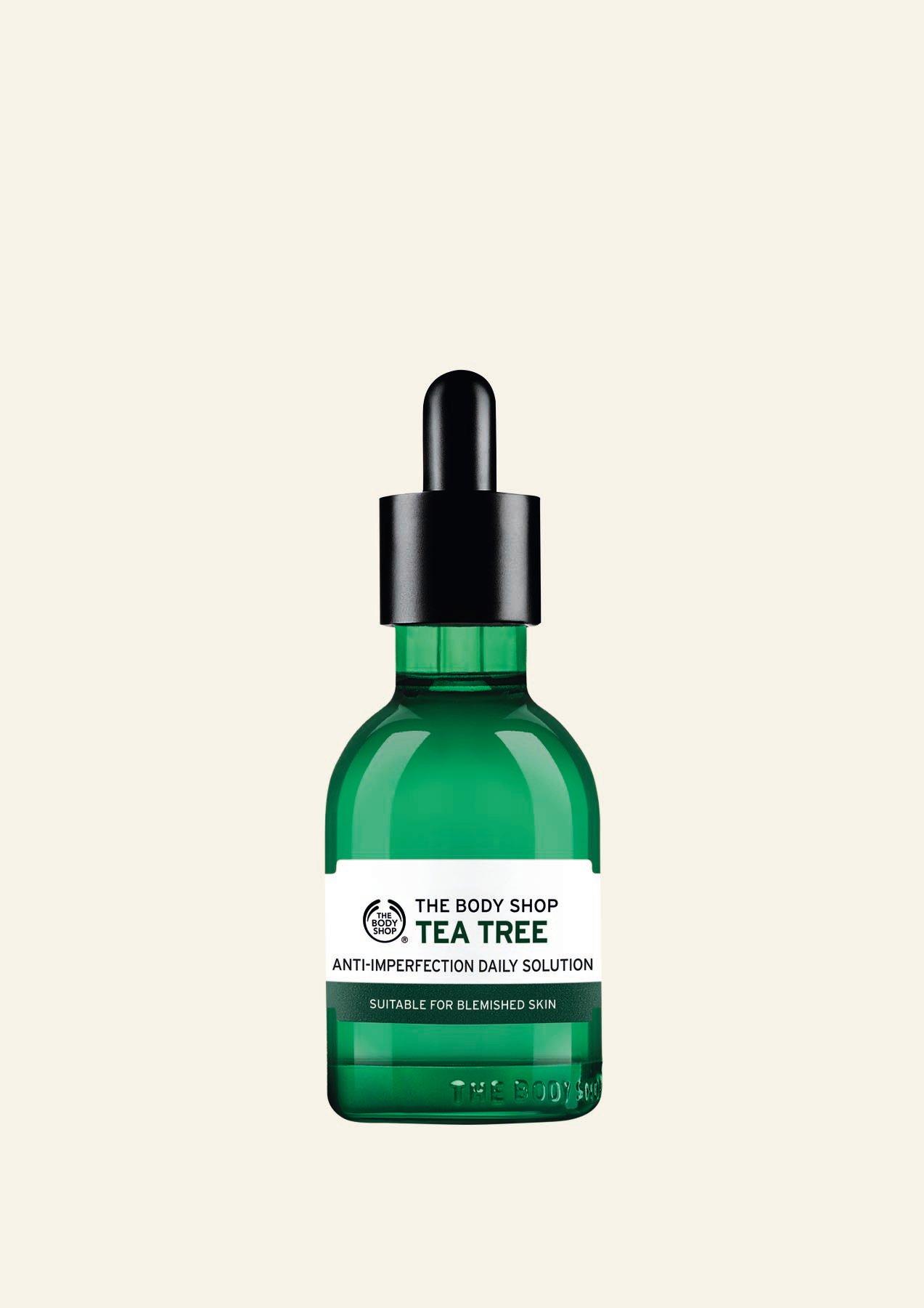Kilauea Mountain pad klarhed Tea Tree Daily Anti-Imperfection Solution | The Body Shop®