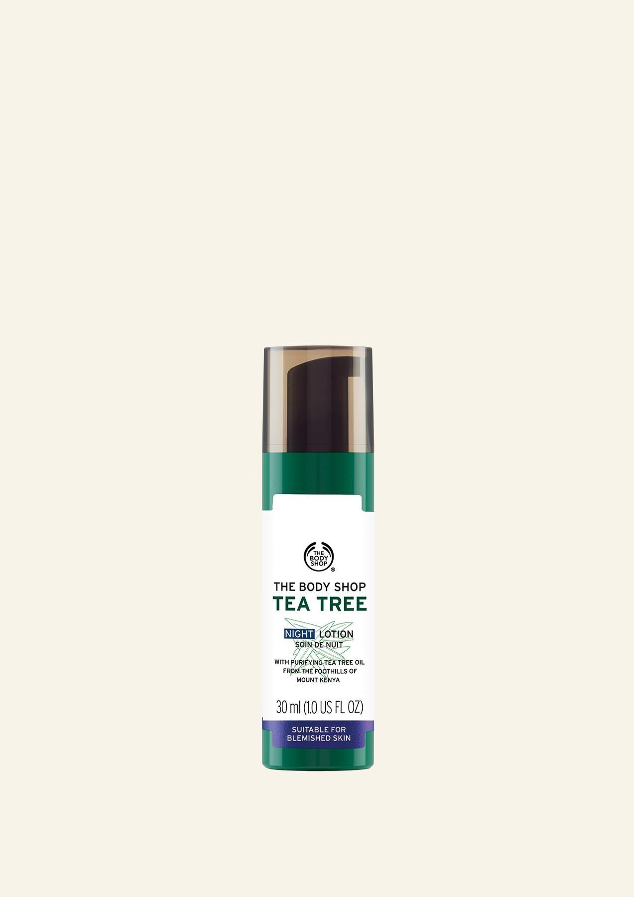 bruger bemærkning Misforståelse Tea Tree Night Lotion | Tea Tree Oil for Blemishes | The Body Shop®