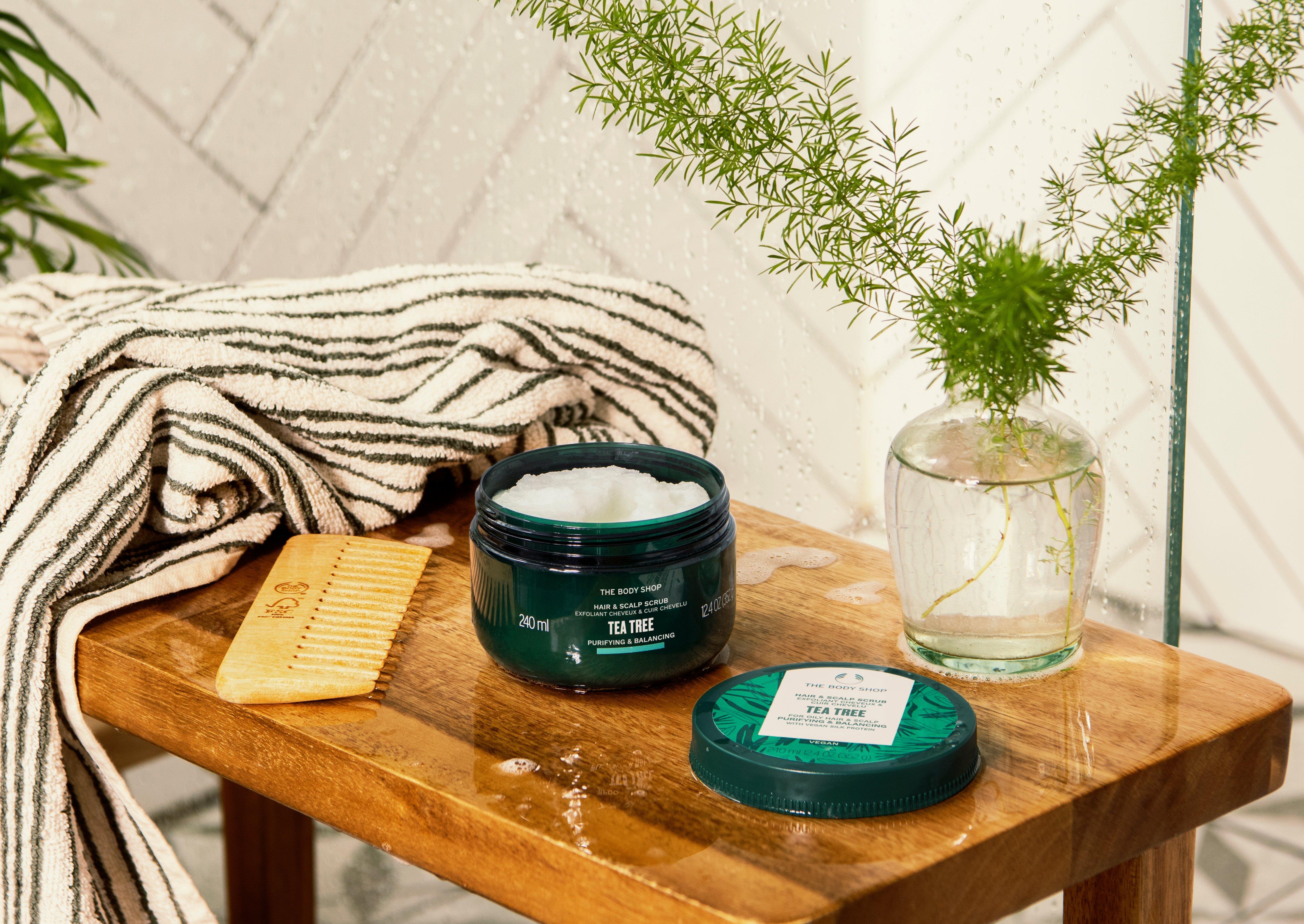 Tea Tree Hair & Scalp Scrub For Oily Hair