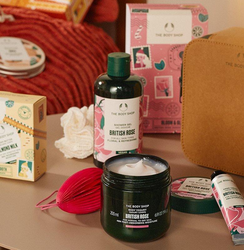 Range of The Body Shop Eco Friendly Gifts