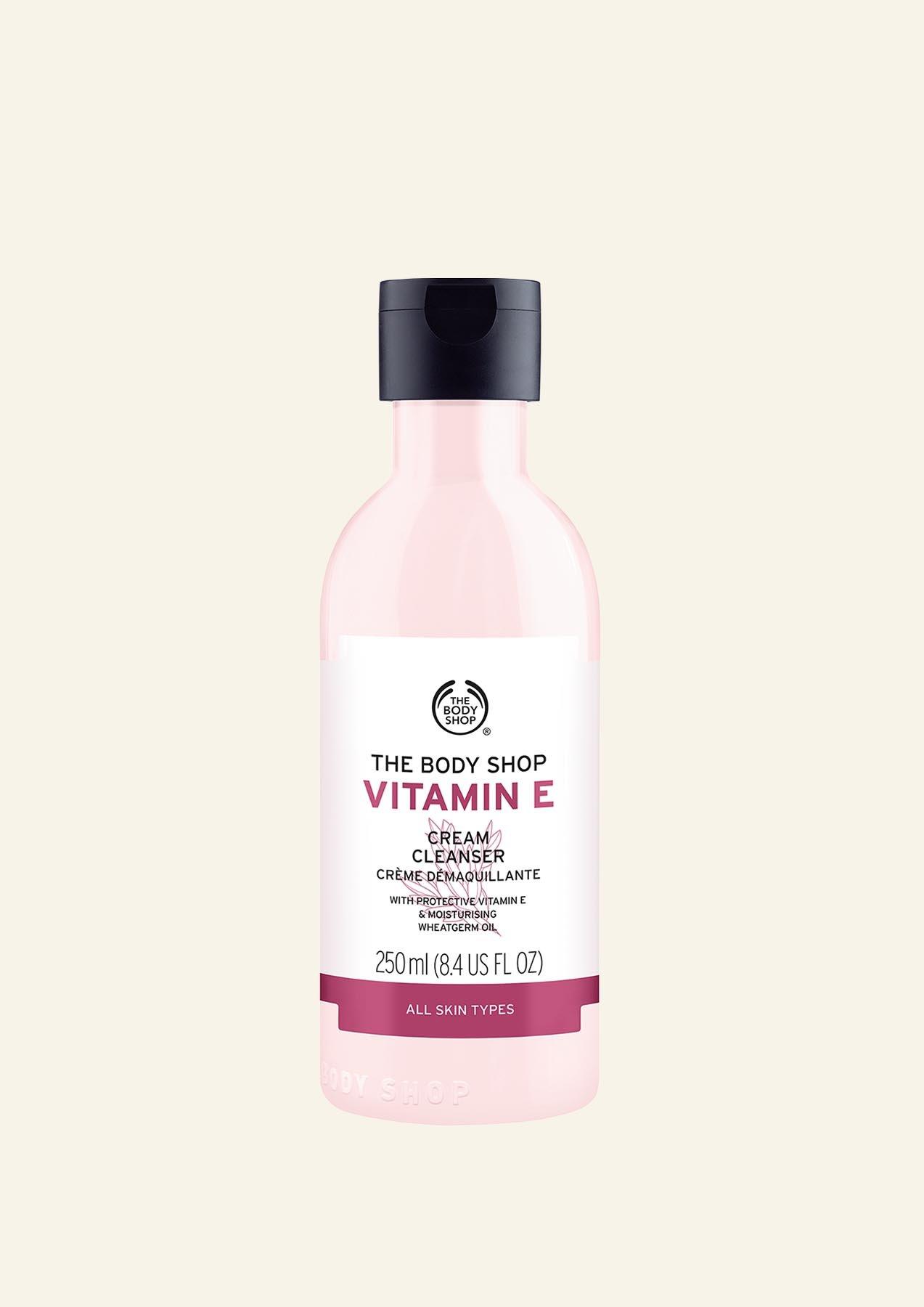 Spit romantisch Duplicatie Vitamin E Hydrating Cream Cleanser | The Body Shop®
