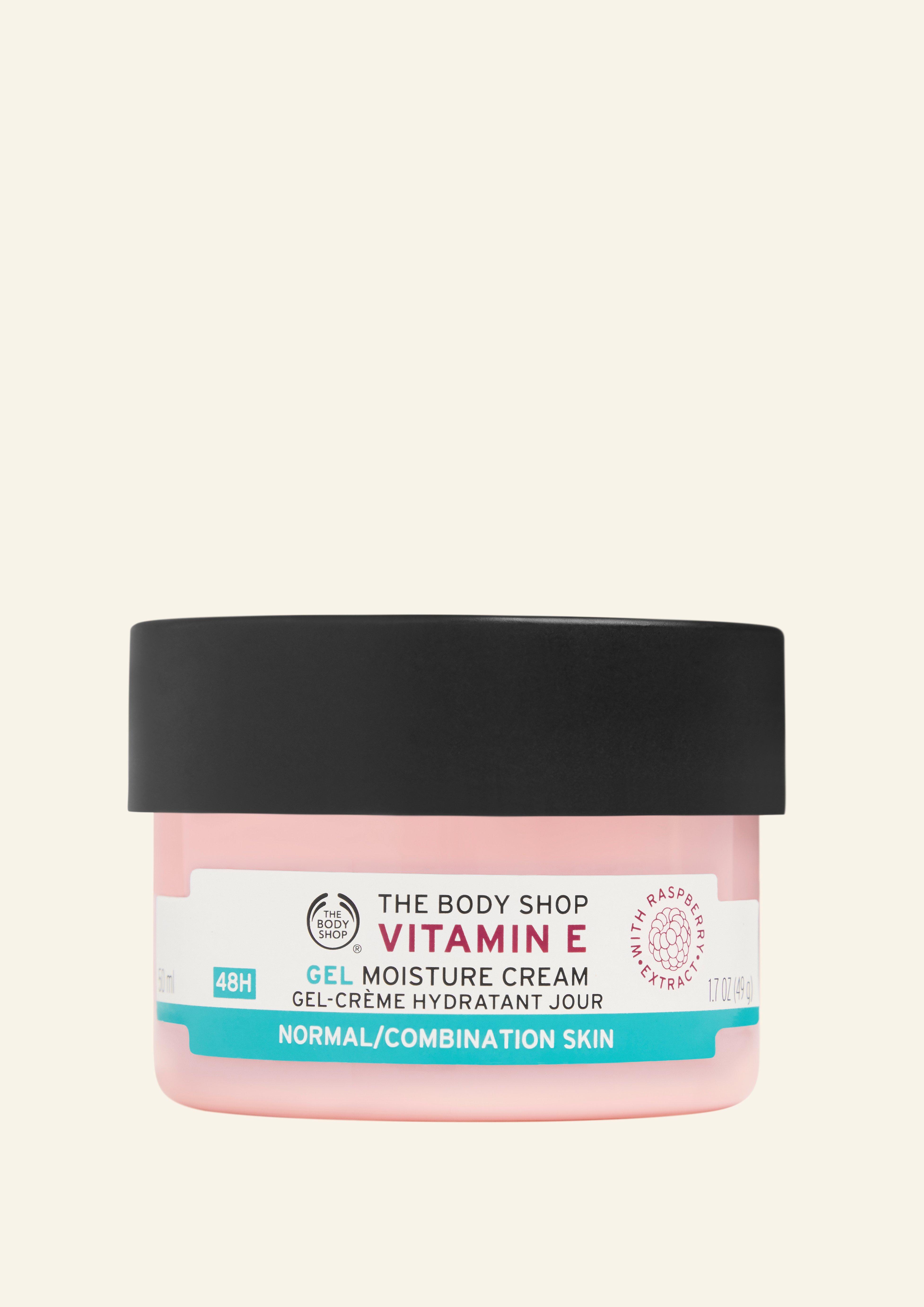 het dossier lengte Verrijking Vitamin E Gel Moisture Cream | Face | The Body Shop®