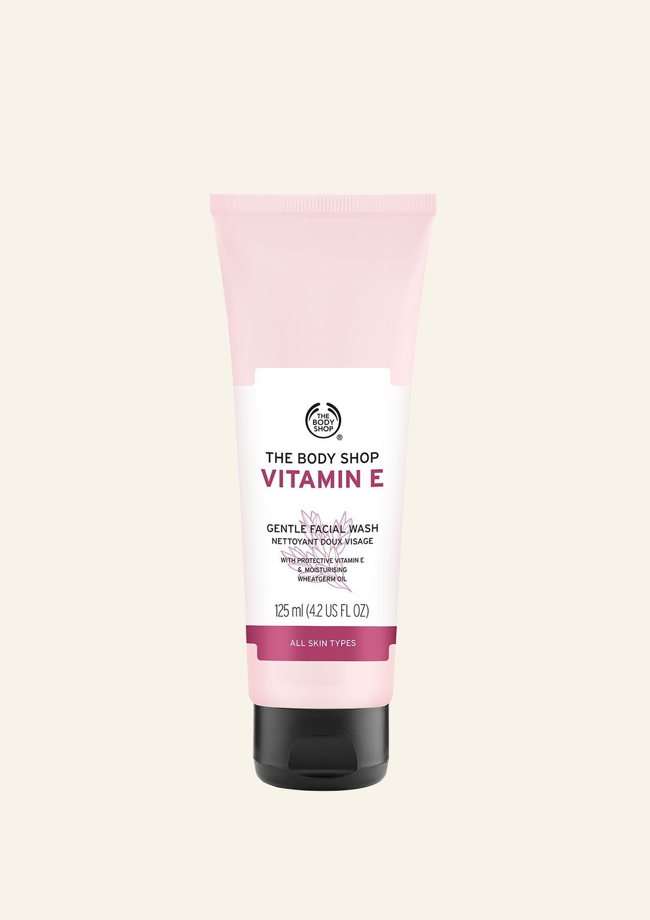spanning theater maat Vitamin E Gentle Facial Wash | Face Cleansers | The Body Shop Hong Kong