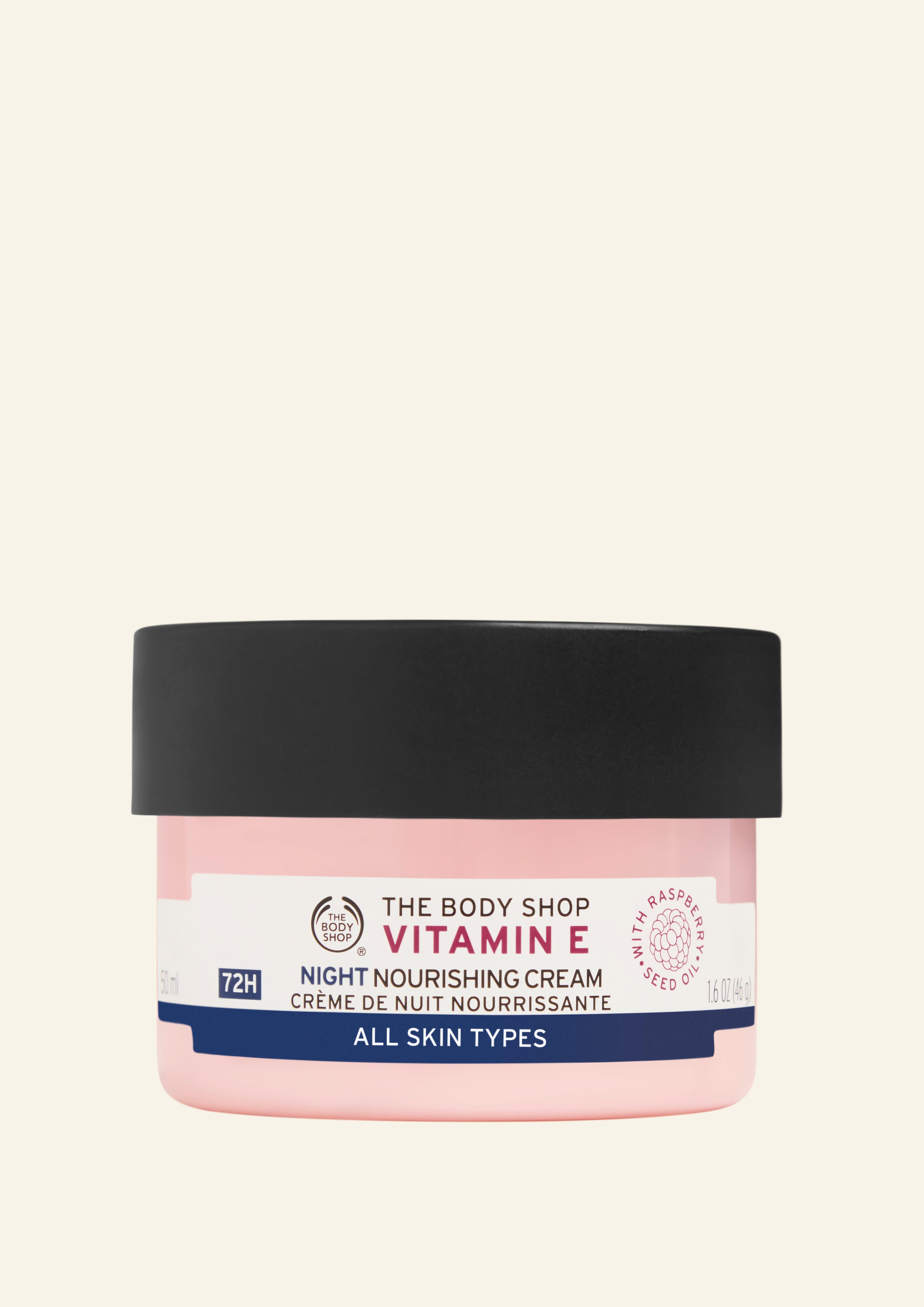 Achtervolging Grillig Zuiver Vitamin E Nourishing Night Cream | Face | The Body Shop®