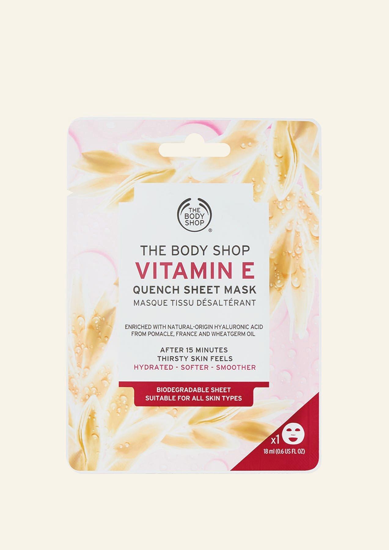 bijkeuken Reageer Onmogelijk Vitamin E Sheet Mask | Dry Skincare | The Body Shop®