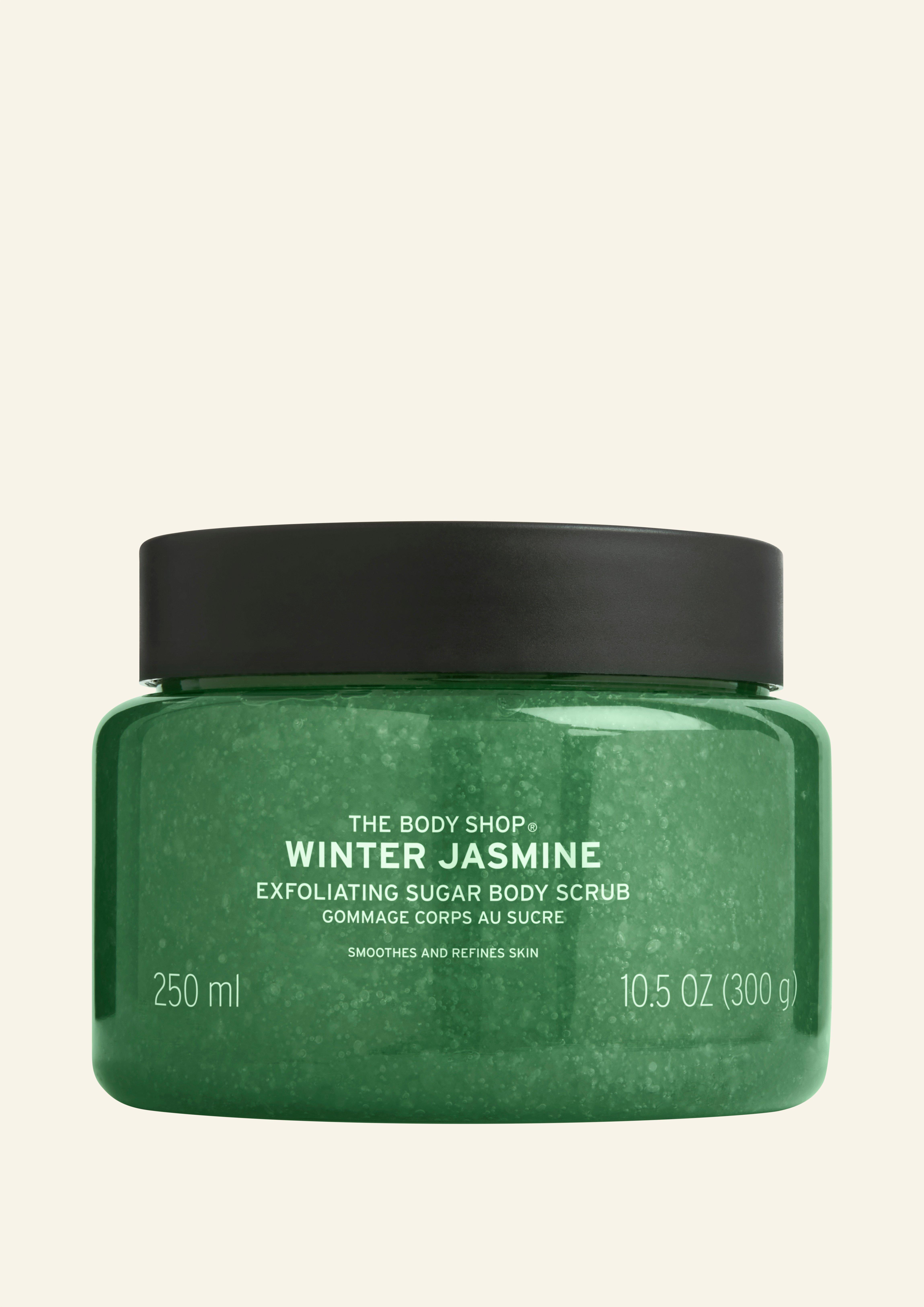 the body shop winter jasmine shower gel