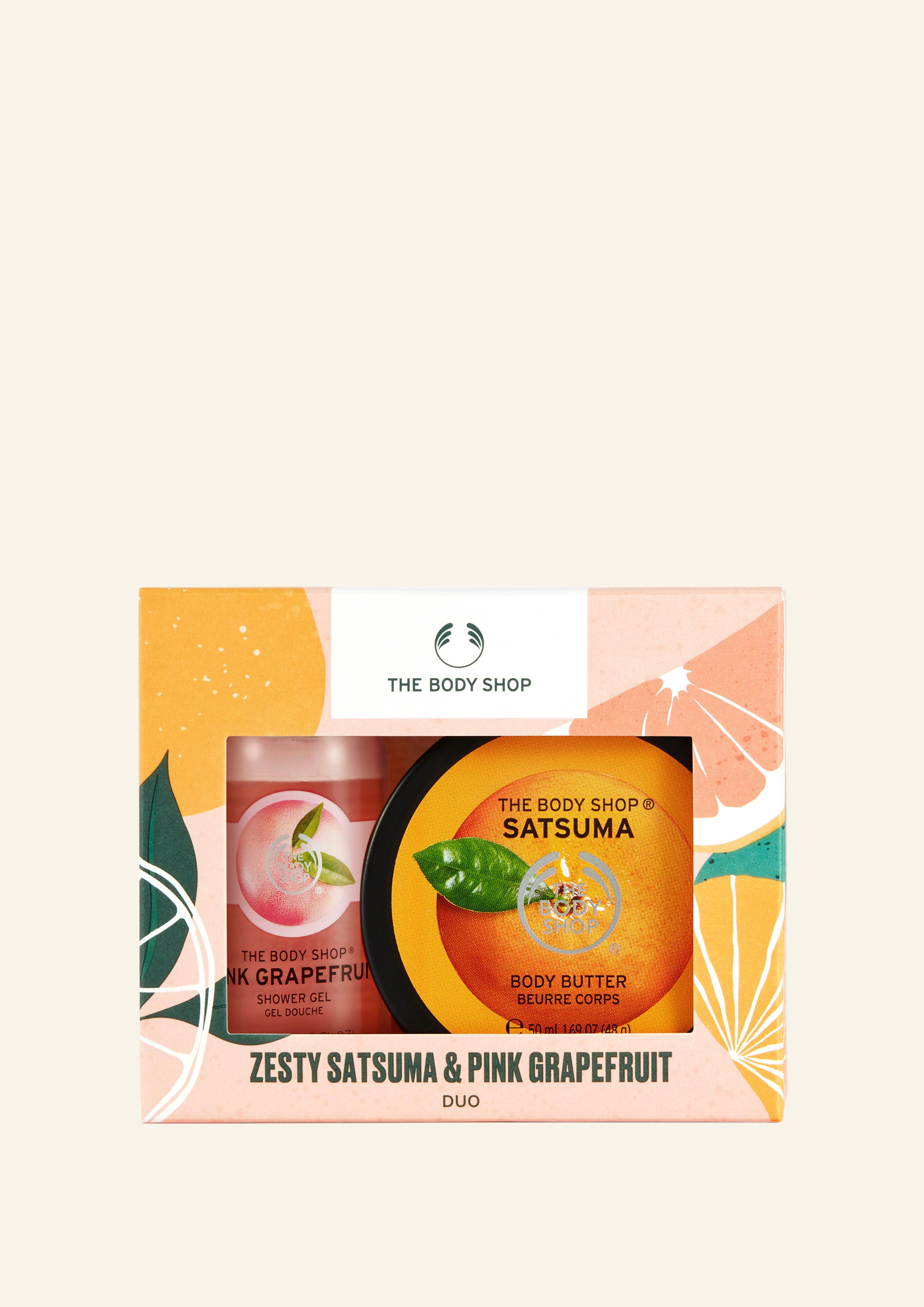 schattig lavendel kraan Zesty Satsuma & Pink Grapefruit Duo | The Body Shop®