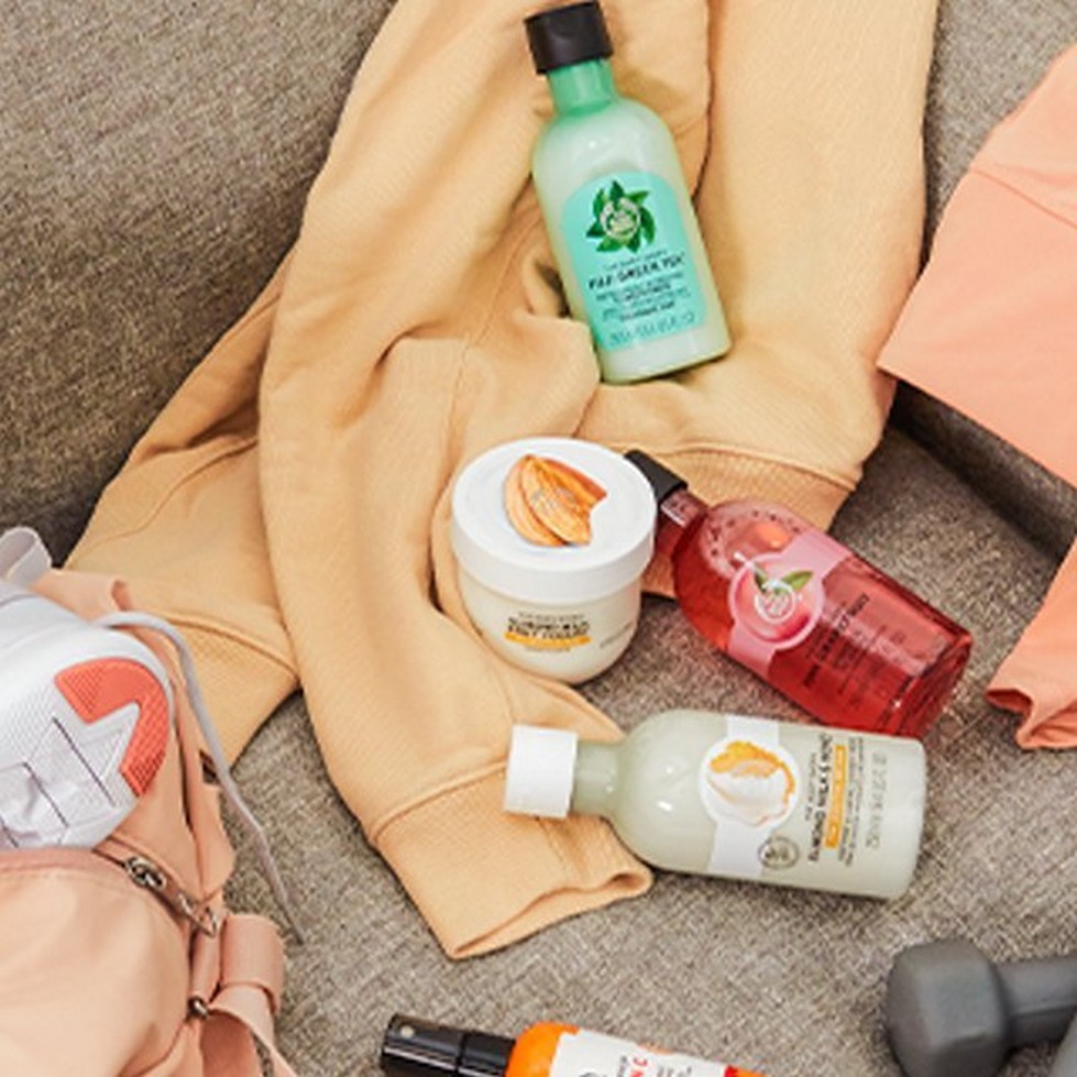 The Body Shop bath and haircare products The Body Shop bath and haircare products