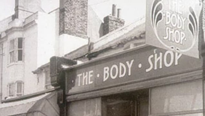 The Body Shop store front The Body Shop store front