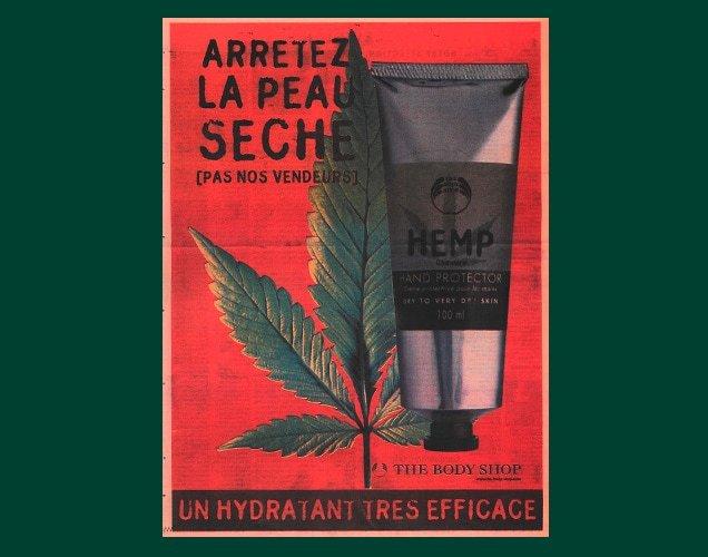 Hemp hand protector protest poster